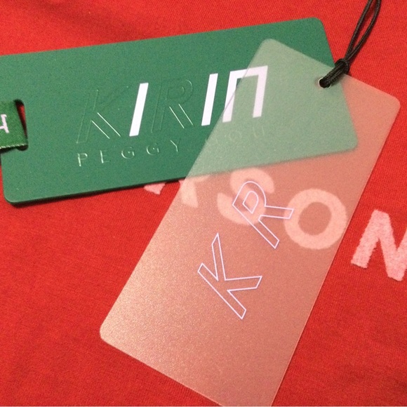 Kirin Personal DJ Red Cotton Designer Tee Women’s Size M - Picture 5 of 9